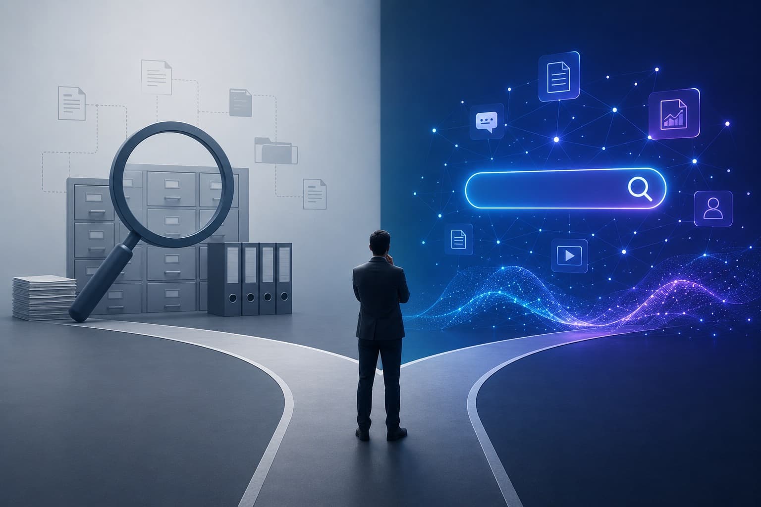 AI Search vs Traditional Enterprise Search: What Organizations Should Evaluate Before Investing